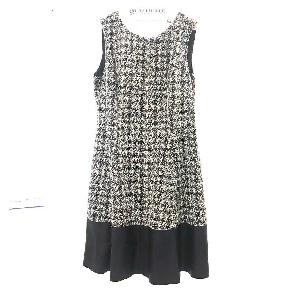 Ralph Lauren dress with leather trim